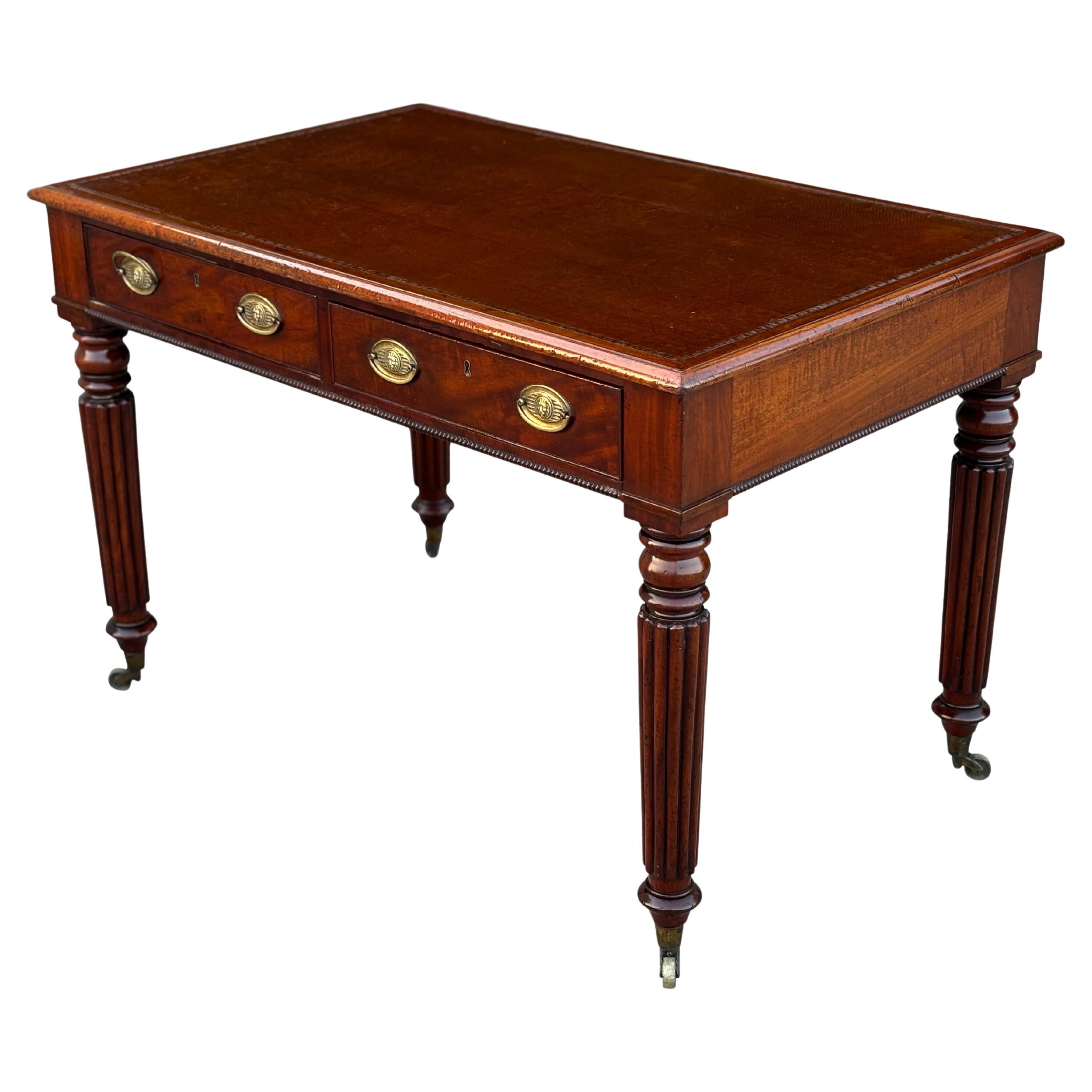 18th Century George III Period Mahogany Writing Table