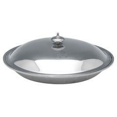 Plato de entrante de plata de ley de la época de Jorge III del siglo XVIII - Londres 1779