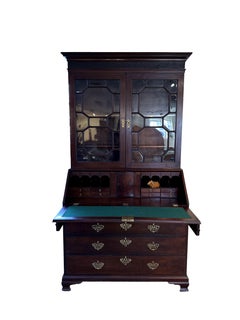 18th Century George III Secretary Bookcase
