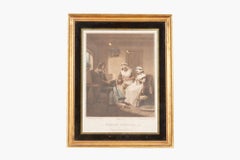 18th Century George III Set of Six Mezzotints Depicting Lucretia