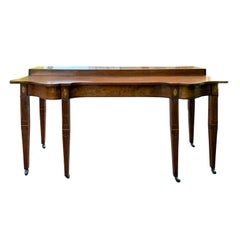 18th Century George III Shaped Mahogany Serving Table