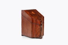 18th Century George III Sheraton Inlaid Knife Box