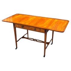 18th Century George III Sheraton Period Satinwood Sofa Table