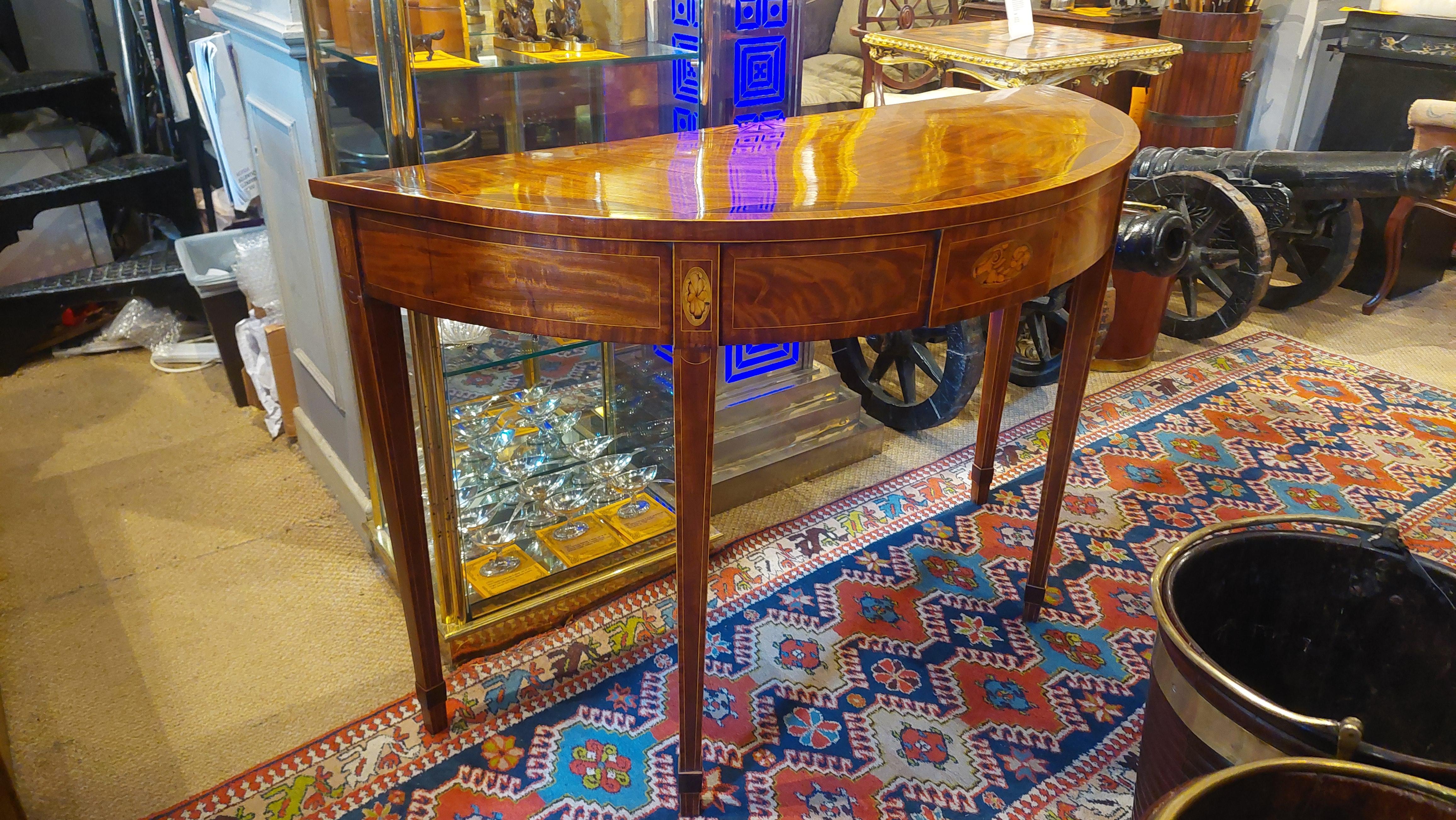 18th Century George III Sheraton Satinwood Table For Sale 1