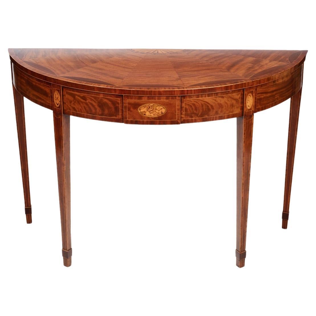 18th Century George III Sheraton Satinwood Table For Sale