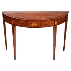 Antique 18th Century George III Sheraton Satinwood Table