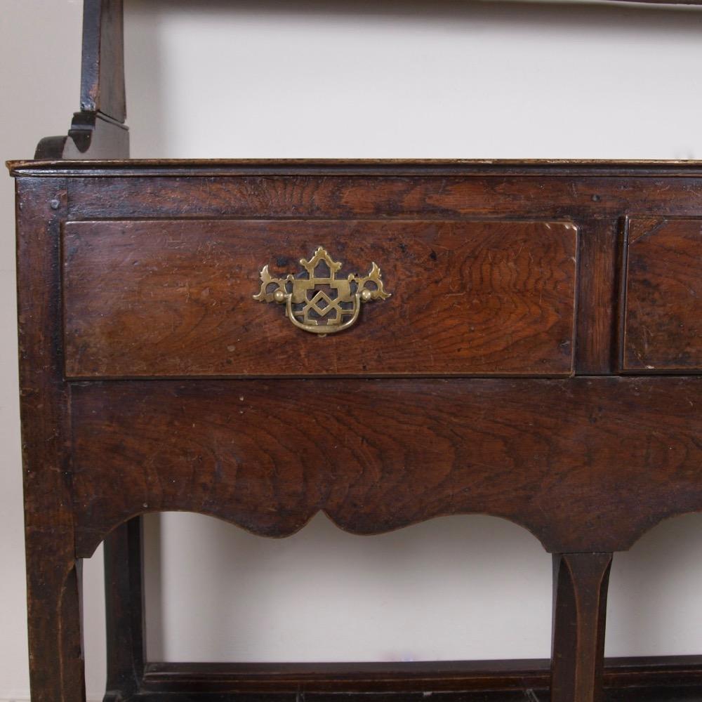 Welsh 18th Century George III Small Oak Cottage Dresser