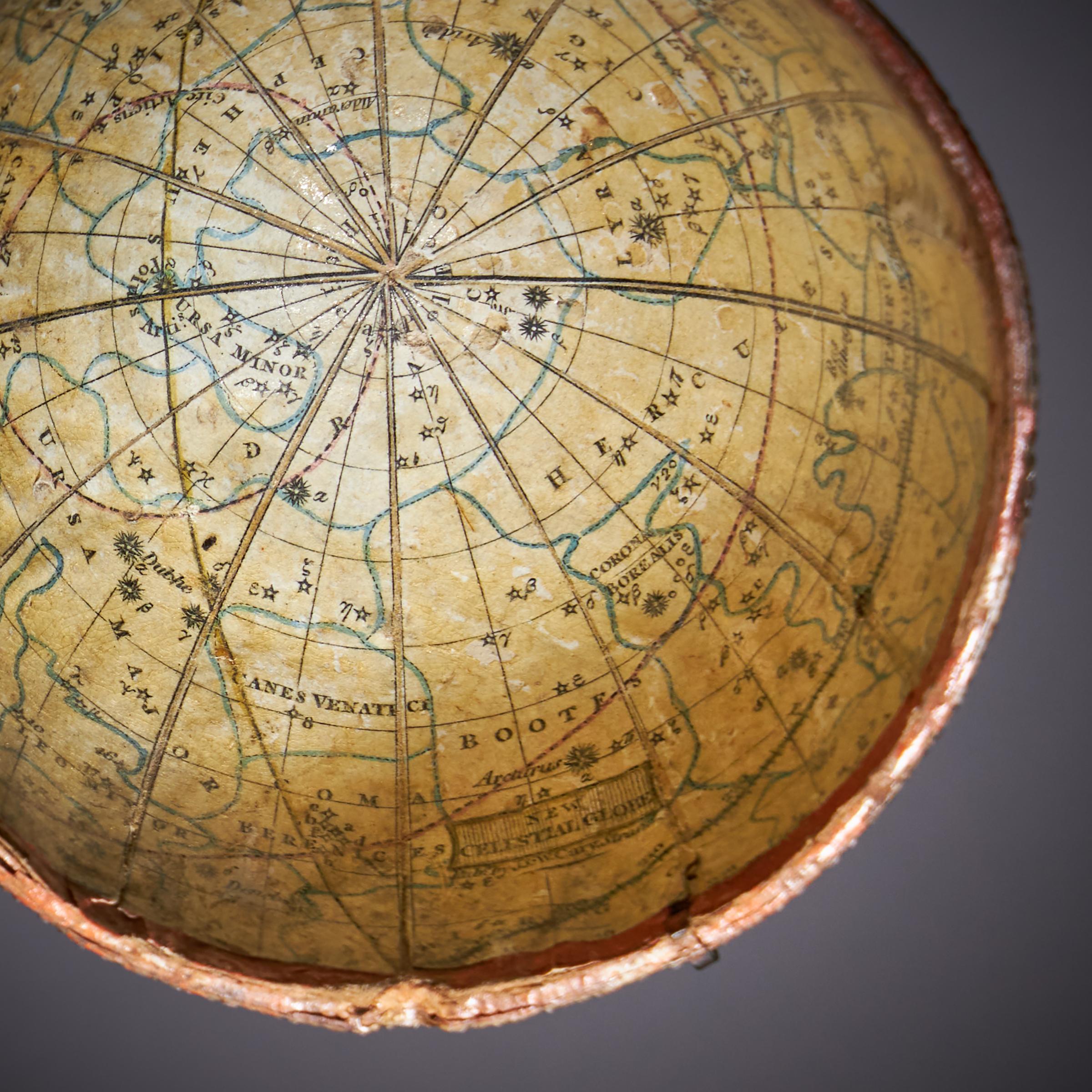 18th Century George III Terrestrial Pocket Globe by Cary, Dated 1791 In Good Condition In Oxfordshire, United Kingdom