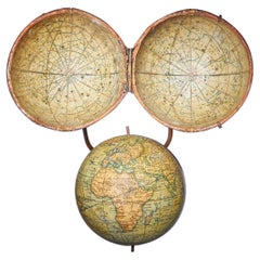 18th Century George III Terrestrial Pocket Globe by Cary, Dated 1791