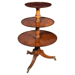 18th Century George III Three-Tier Hospitality Stand