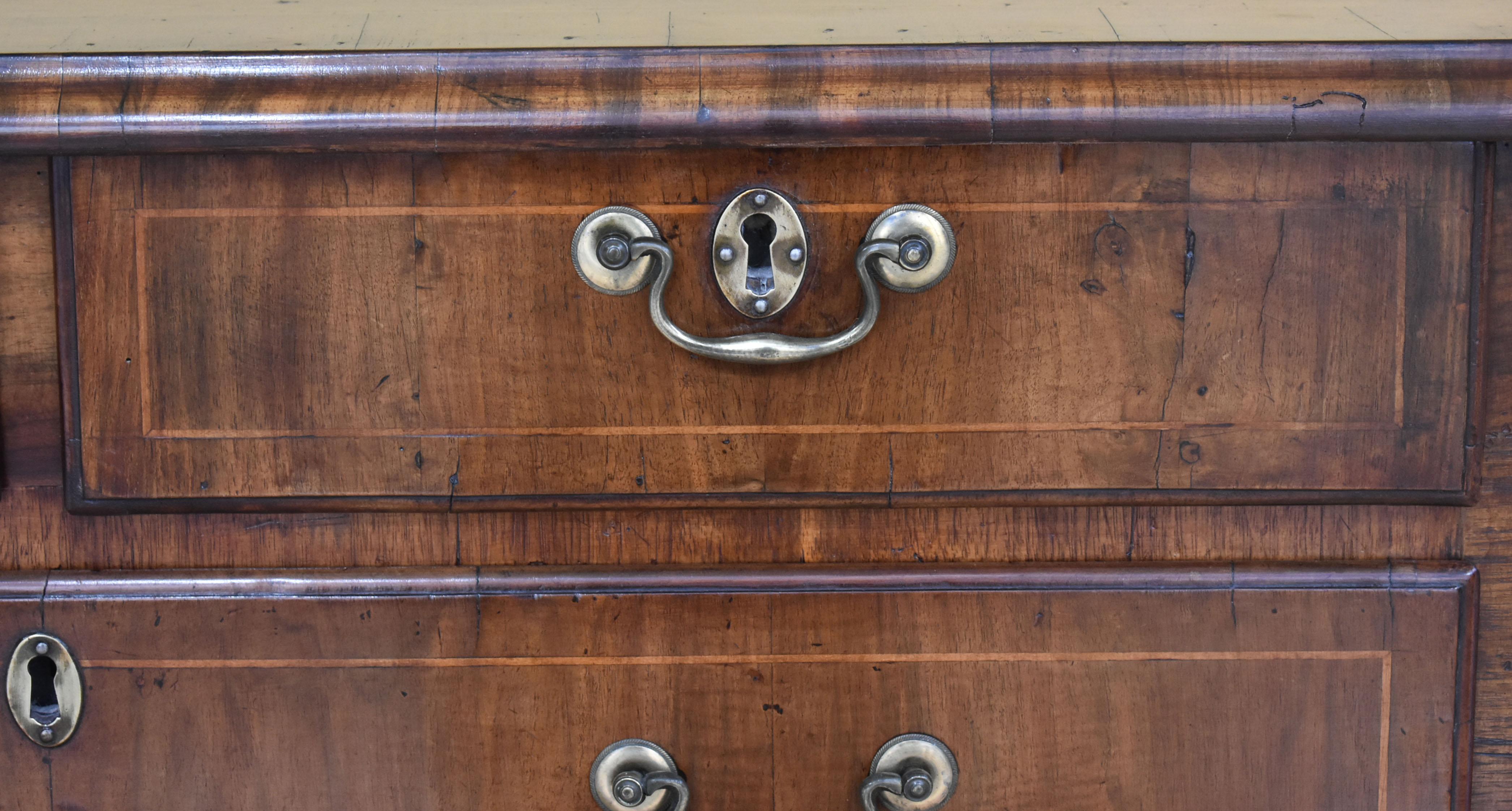 18th Century George III Walnut Chest of Drawers In Excellent Condition In Chelmsford, Essex