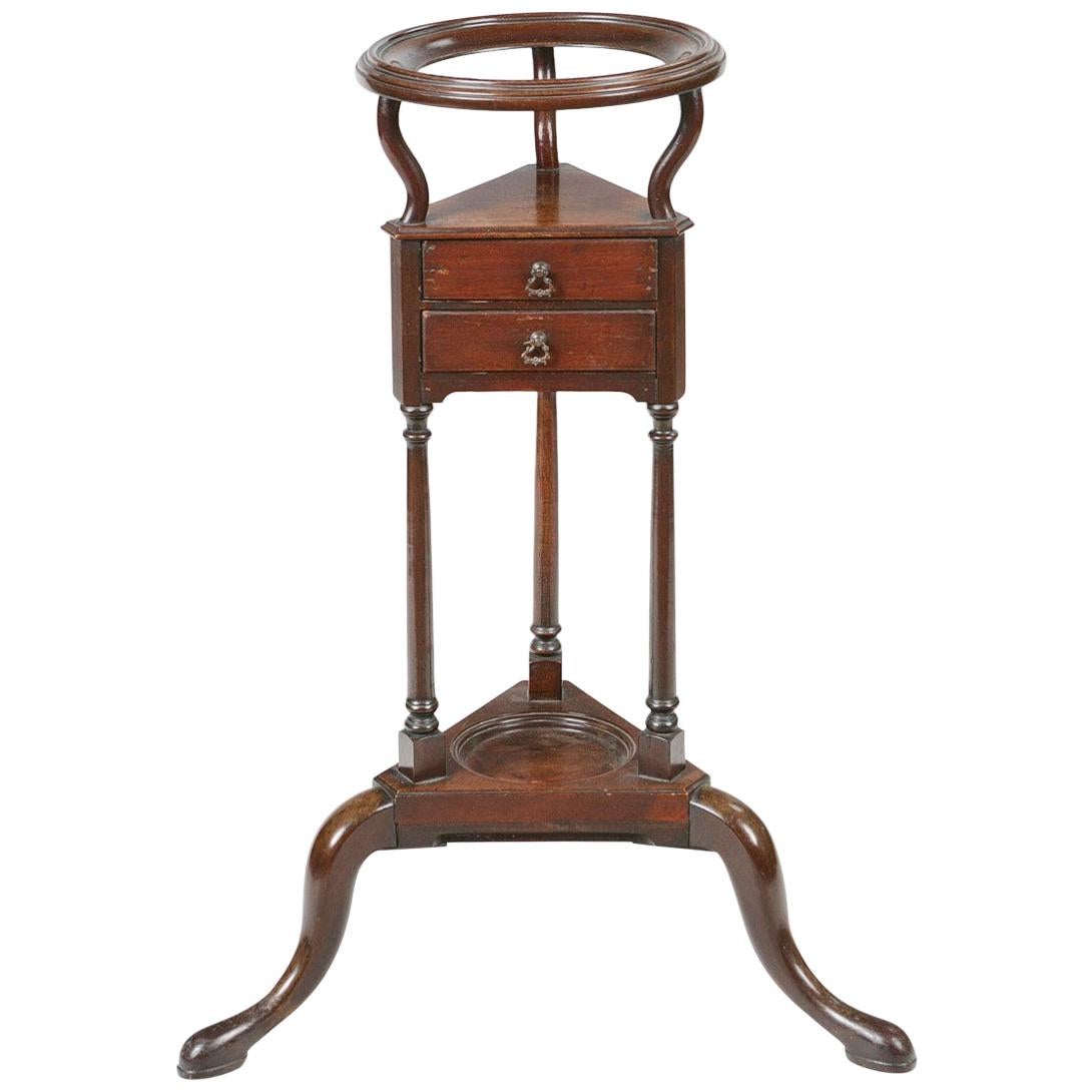 18th Century George III Wash or Wig Stand For Sale