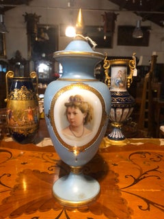 18th Century George III Bristol Opaline Vases 1700