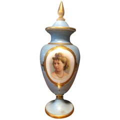 18th Century George III Bristol Opaline Vases 1700