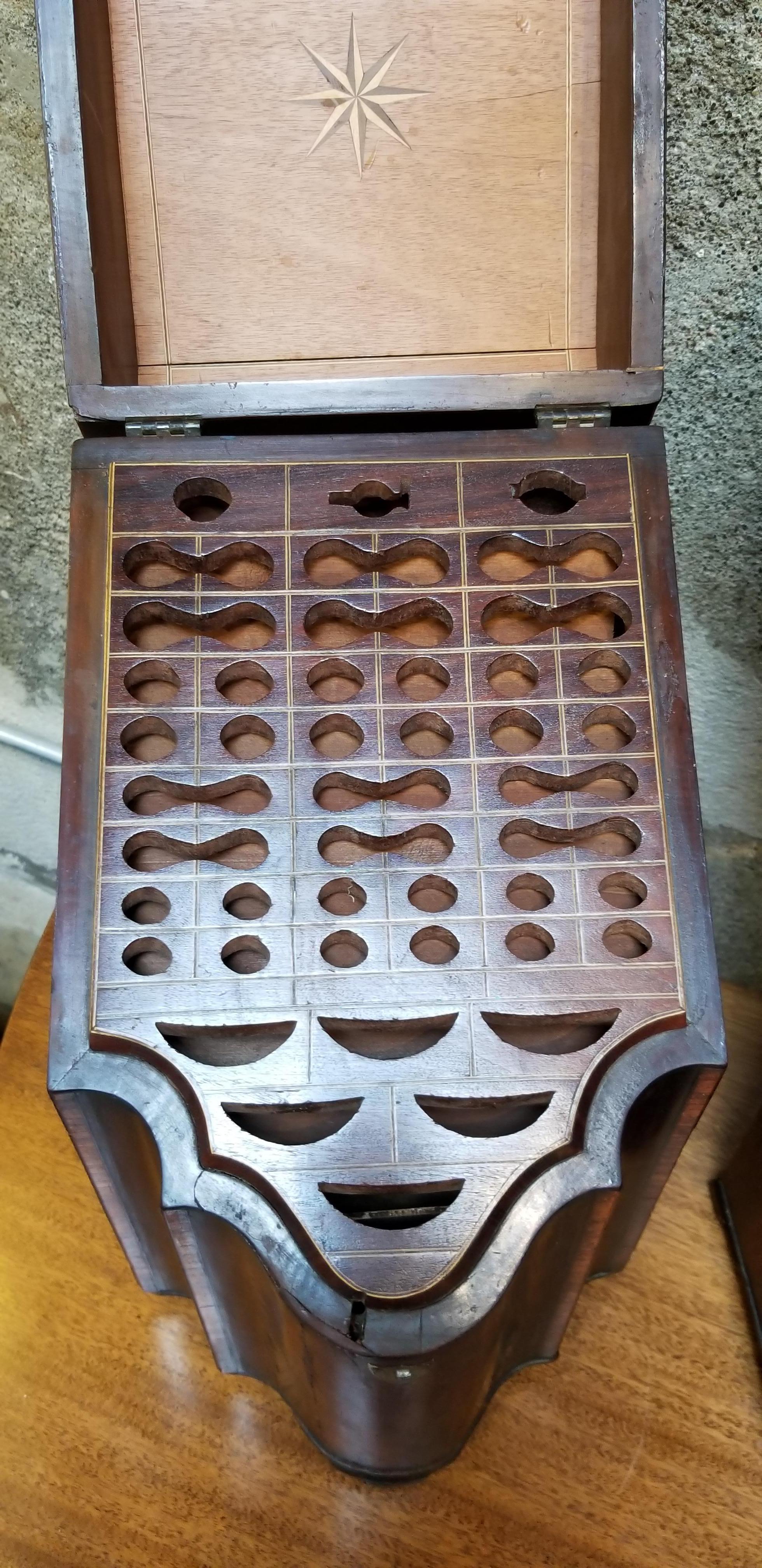 18th Century George III Knife Boxes, a Pair 2