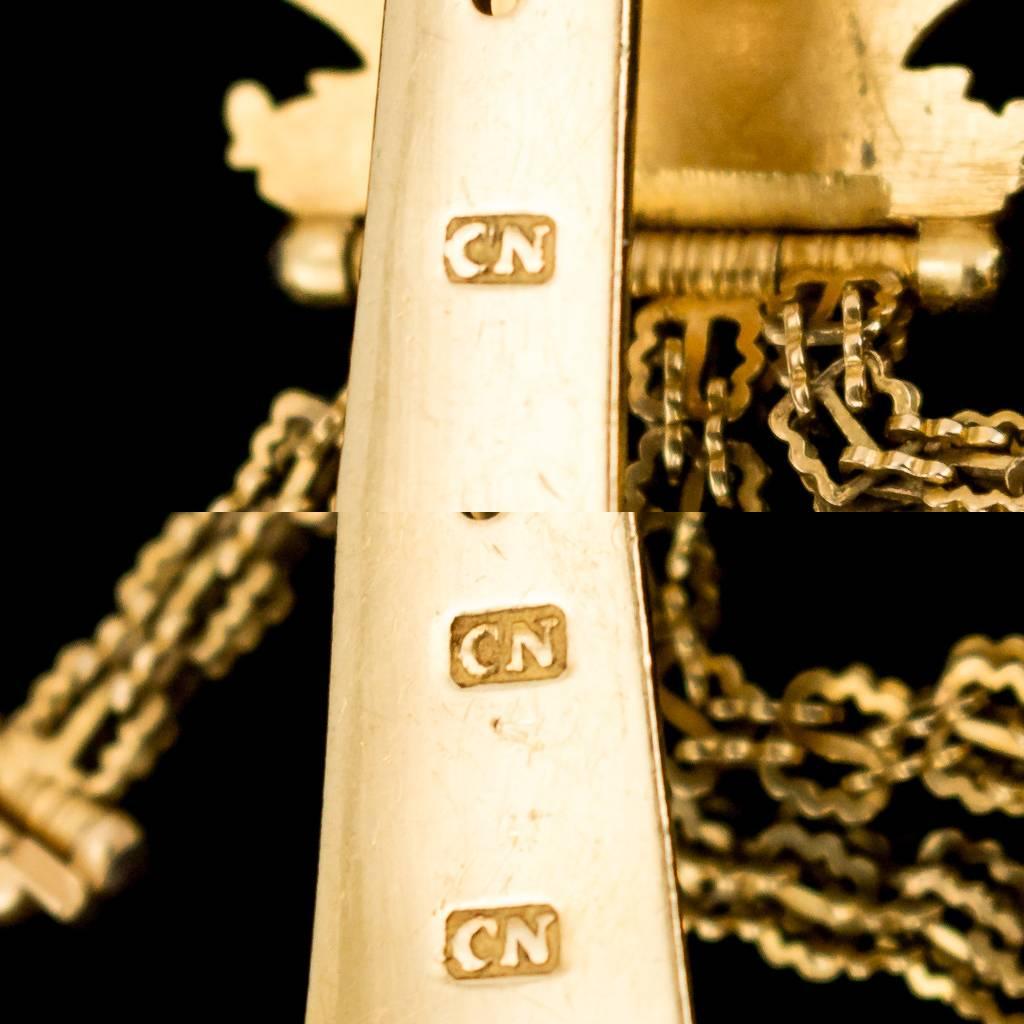 18th Century Georgian 18-Karat Gold Chatelaine Etui Christopher Nicholle 5