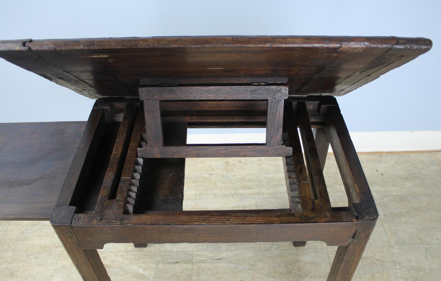 Oak 18th Century Georgian Artist's Table For Sale