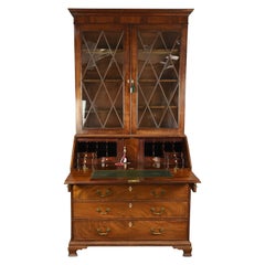 Antique 18th century Georgian bureau bookcase