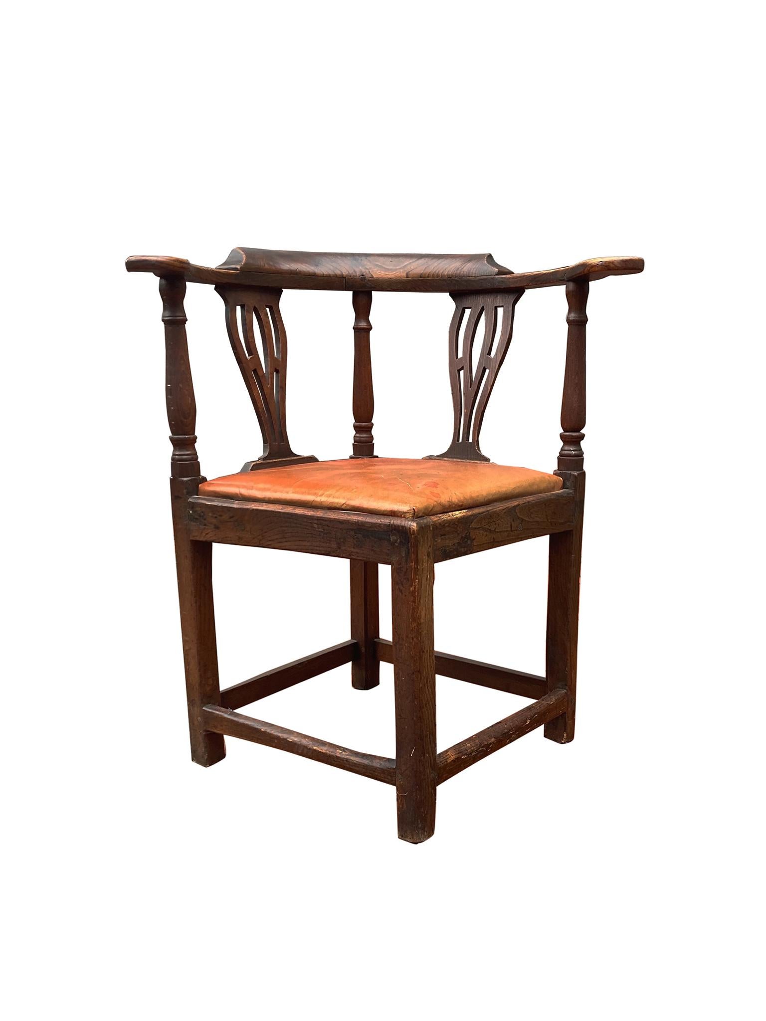 George II 18th Century Georgian Corner Chair