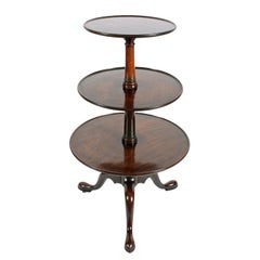 18th Century Georgian Dumb Waiter Antique 18th Century Georgian Dumb Waiter