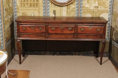 18th Century Georgian English Pine Dresser Base or Server