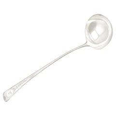 18th Century Georgian English Sterling Silver Soup Ladle by Hester Bateman