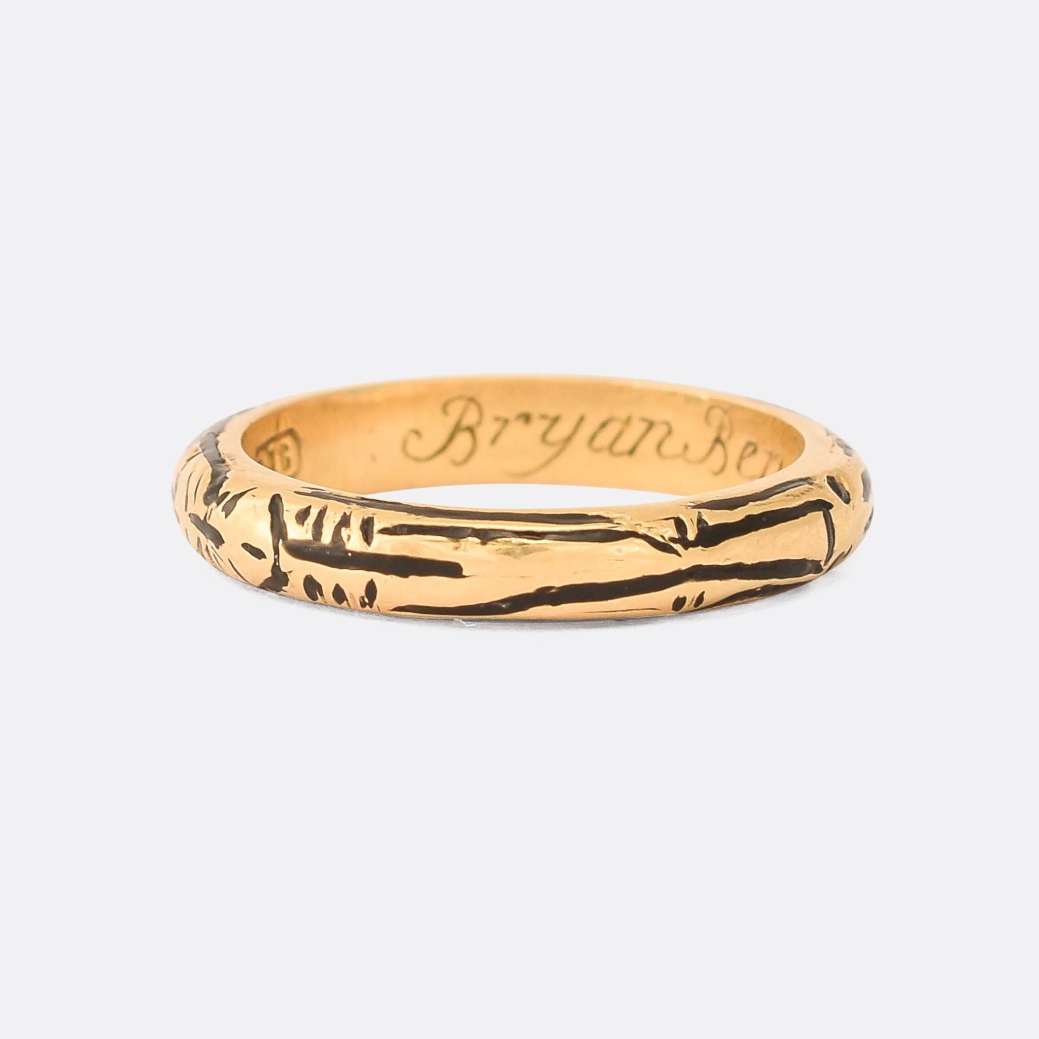 gold skeleton ring