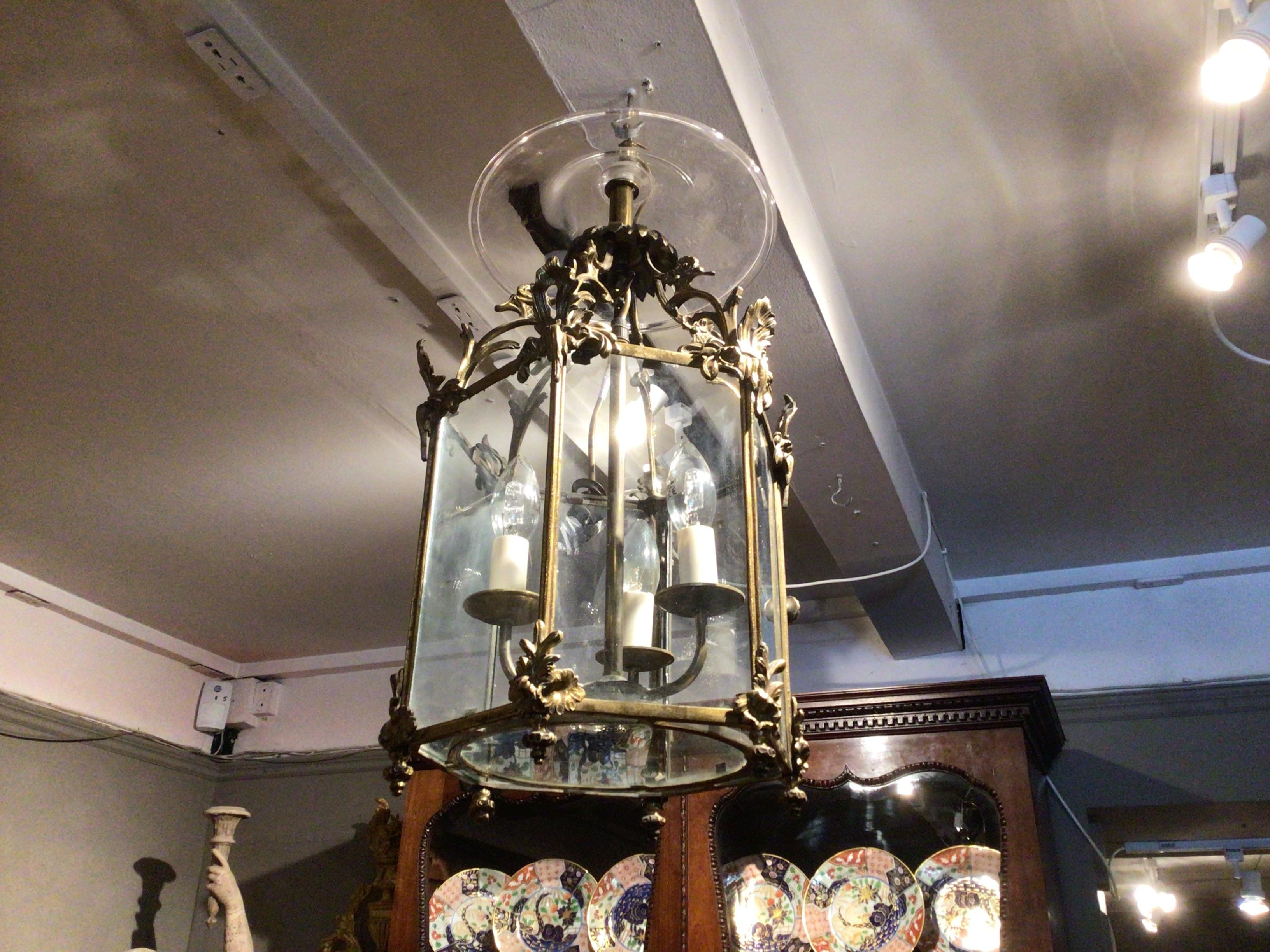 Irish 18th Century Georgian Hexagonal Lantern