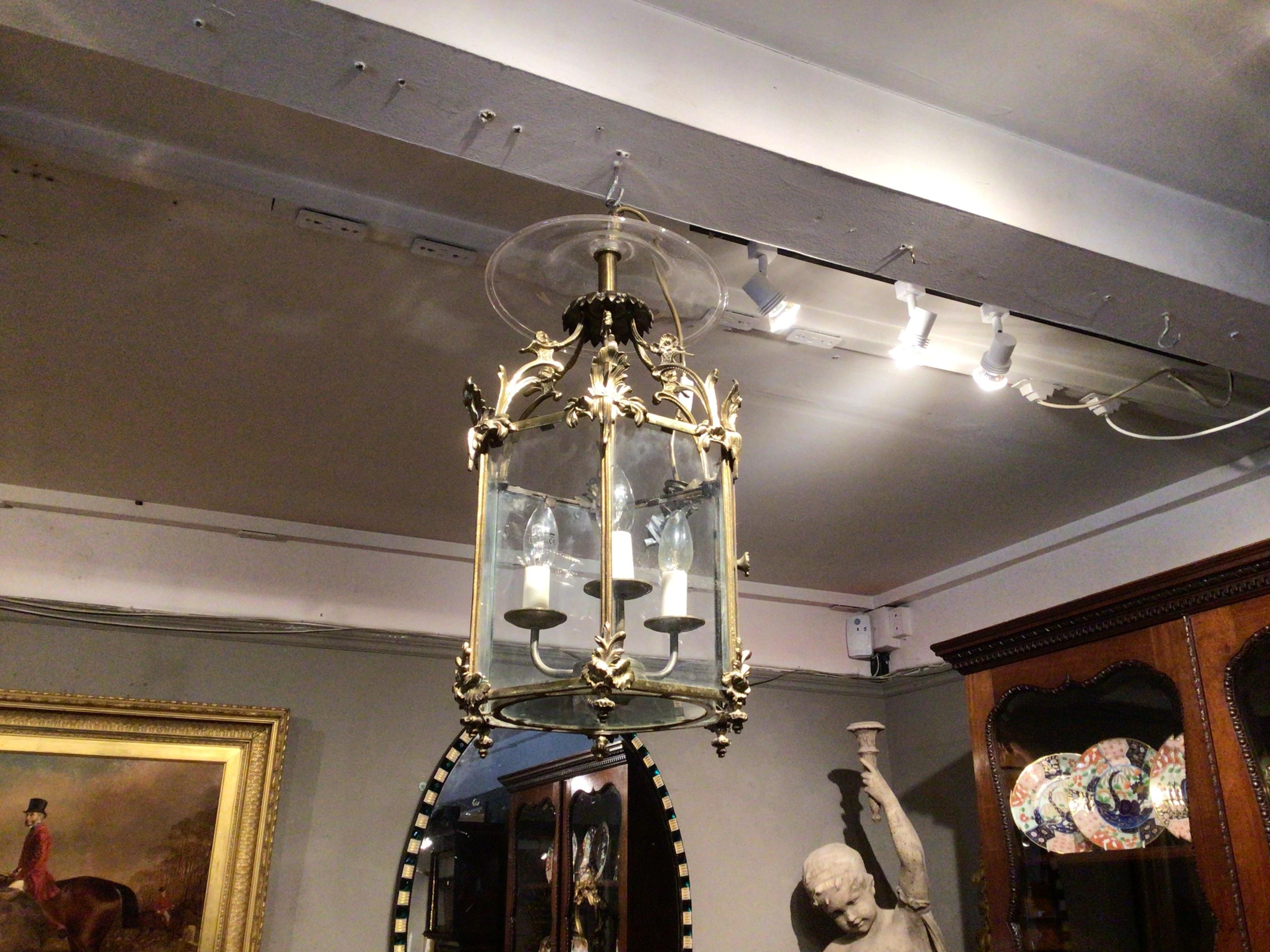 18th Century Georgian Hexagonal Lantern In Excellent Condition In Dublin 8, IE