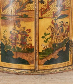 18th Century Georgian Japanned Corner Cabinet
