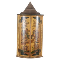 18th Century Georgian Japanned Corner Cabinet