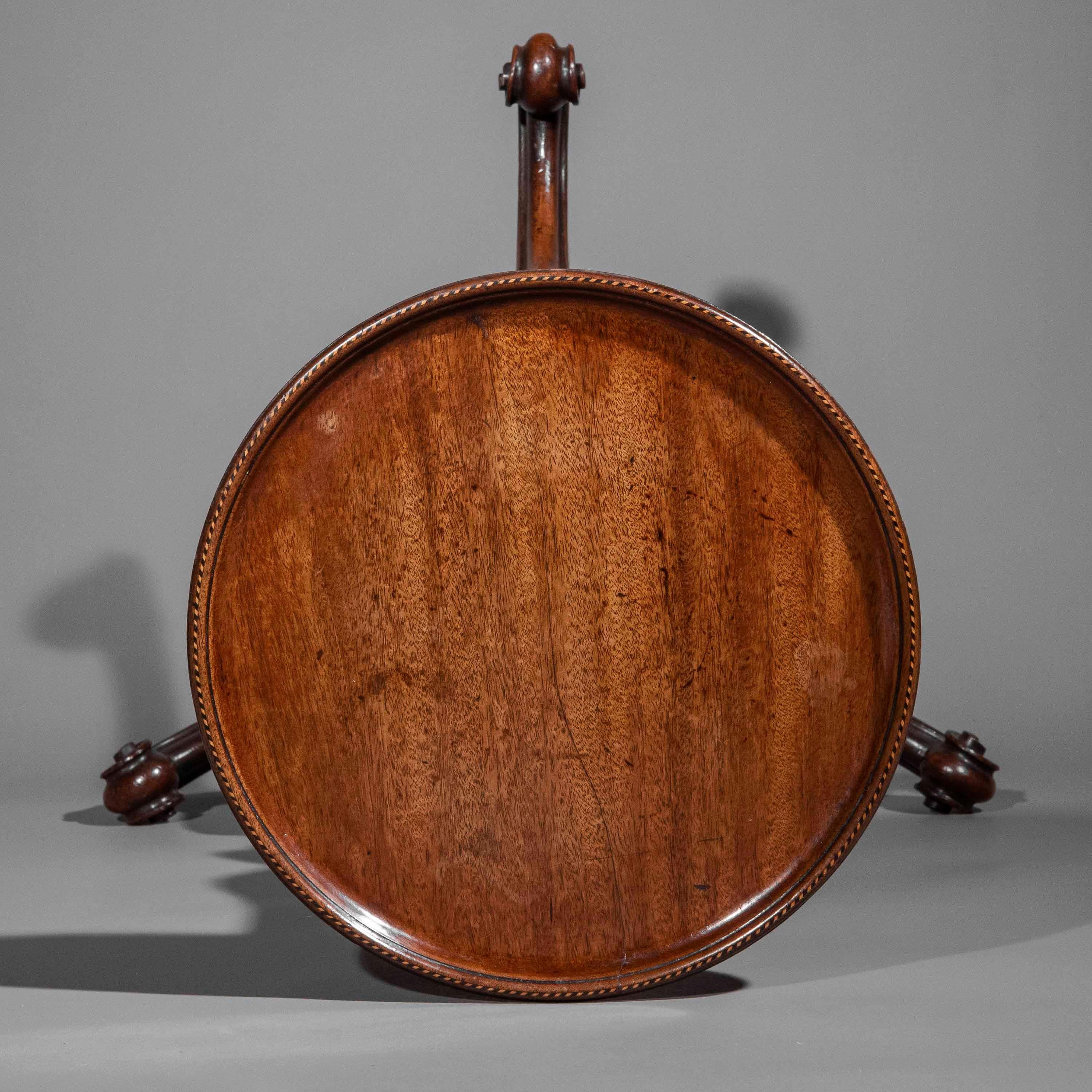 18th Century Georgian Kettle Stand or Wine Table, circa 1750 For Sale 9