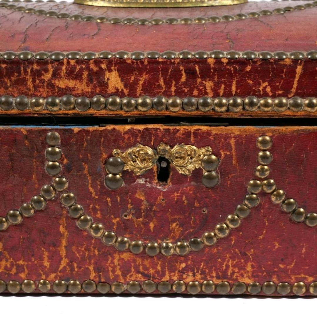 18th Century Georgian Leather Box 2