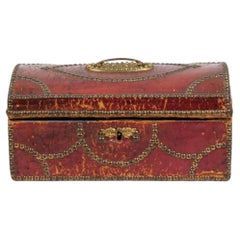 Antique 18th Century Georgian Leather Box