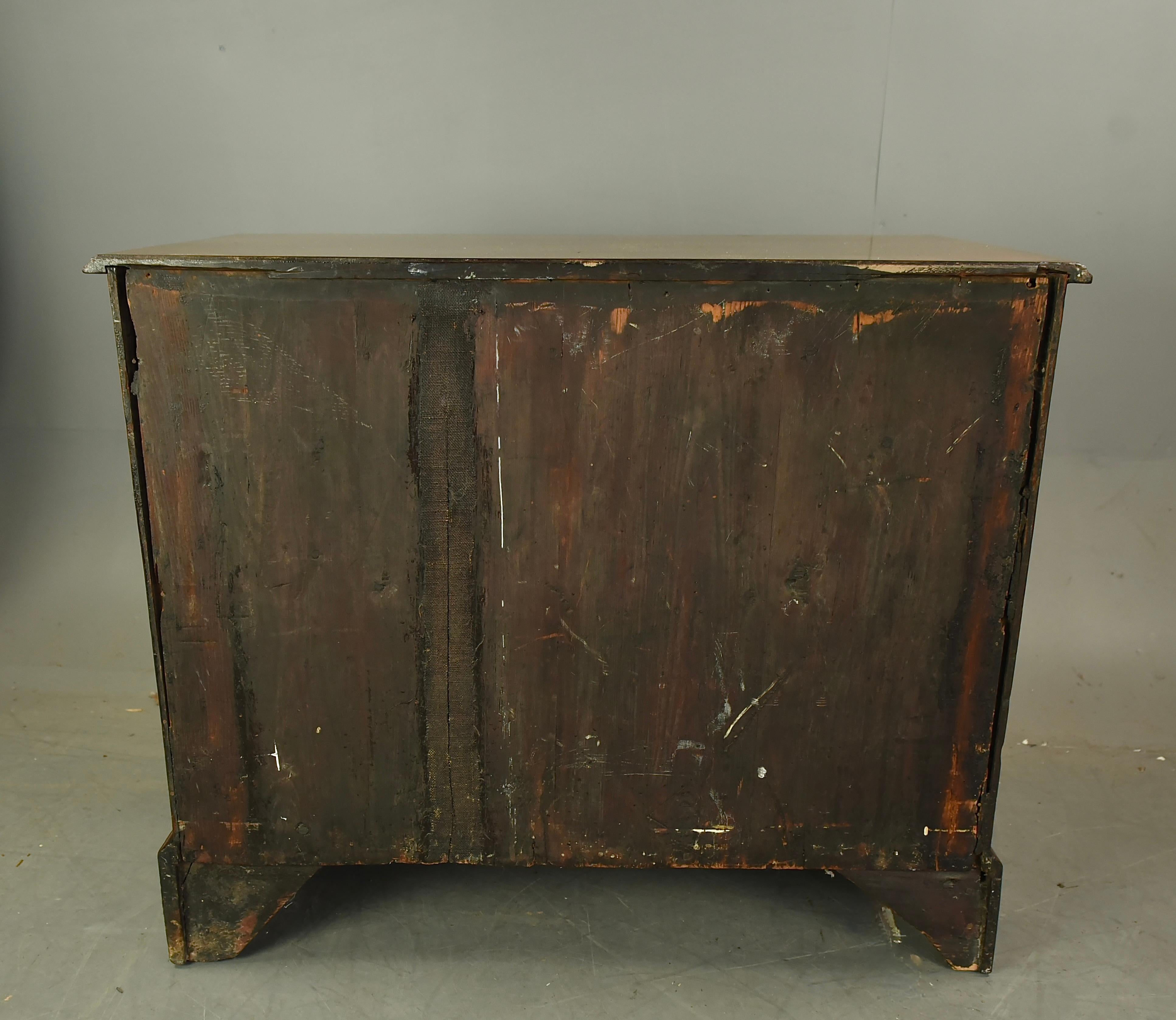 18th century Georgian mahogany chest of drawers commode  For Sale 5