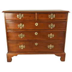 Antique 18th century Georgian mahogany chest of drawers commode 