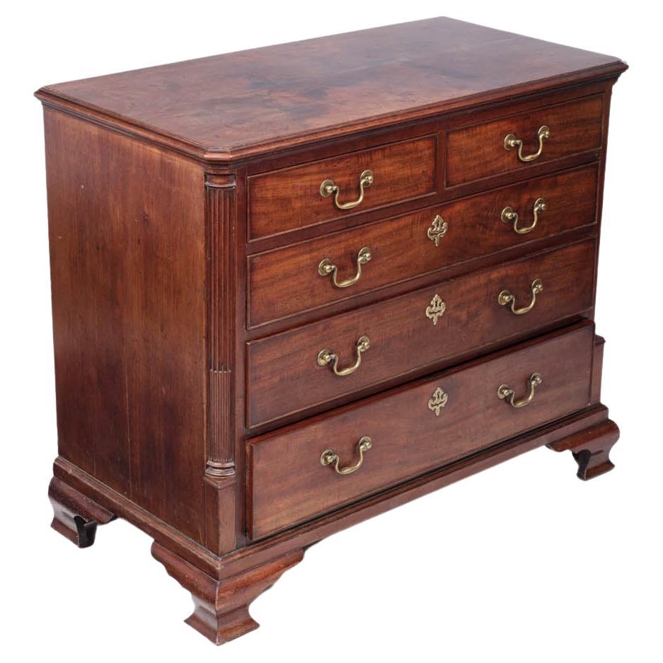 18th Century Georgian Mahogany Chest of Drawers For Sale