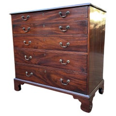 18th Century Georgian Mahogany Chest Of Drawers