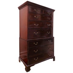 18th Century Georgian Mahogany Chest on Chest
