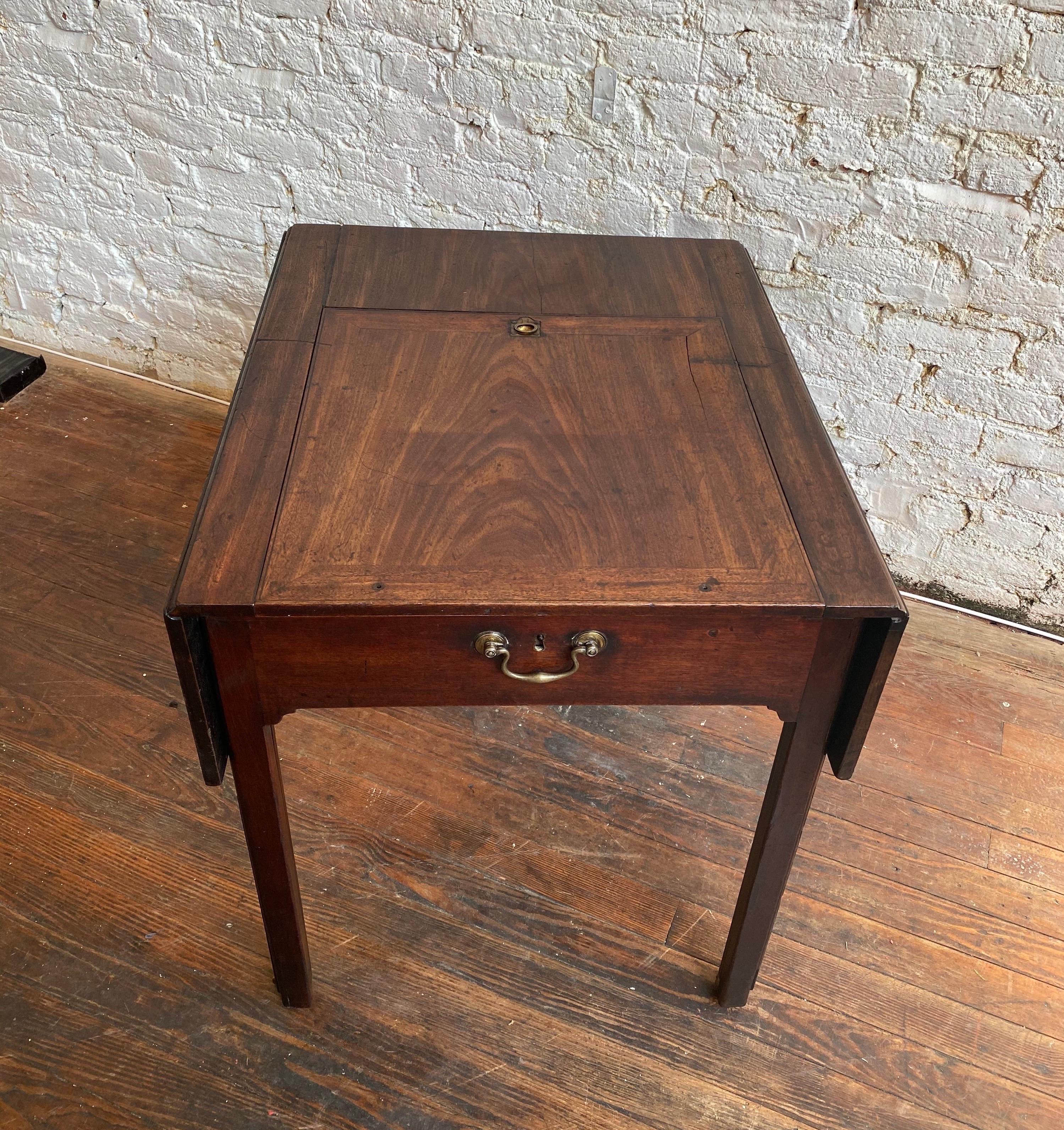 18th Century Georgian Mahogany Metamorphic Architect's Table 11