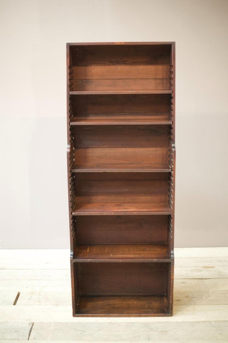 18th century mahogany open library shelves For Sale at 1stDibs