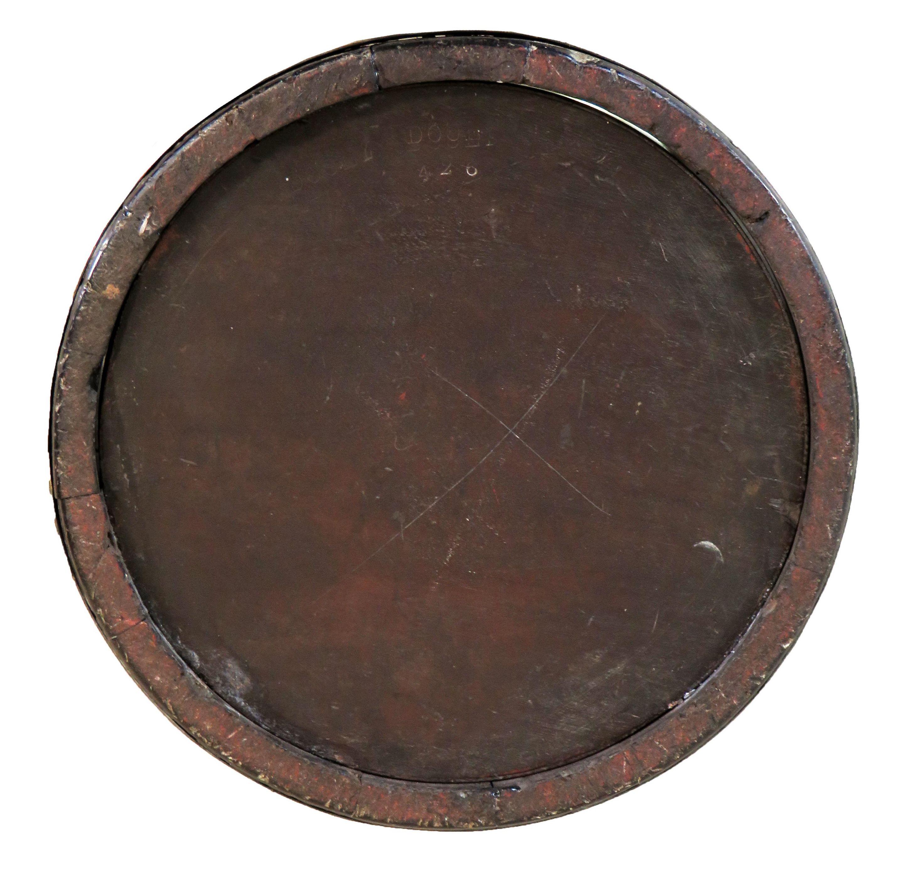 Metal 18th Century Georgian Mahogany Plate Bucket 'England, circa 1790'