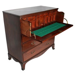 Antique 18th Century Georgian Mahogany Secretaire Desk Chest