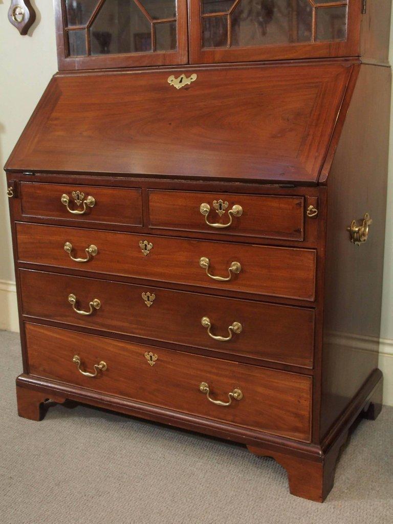 18th Century Georgian Mahogany Secretary At 1stDibs