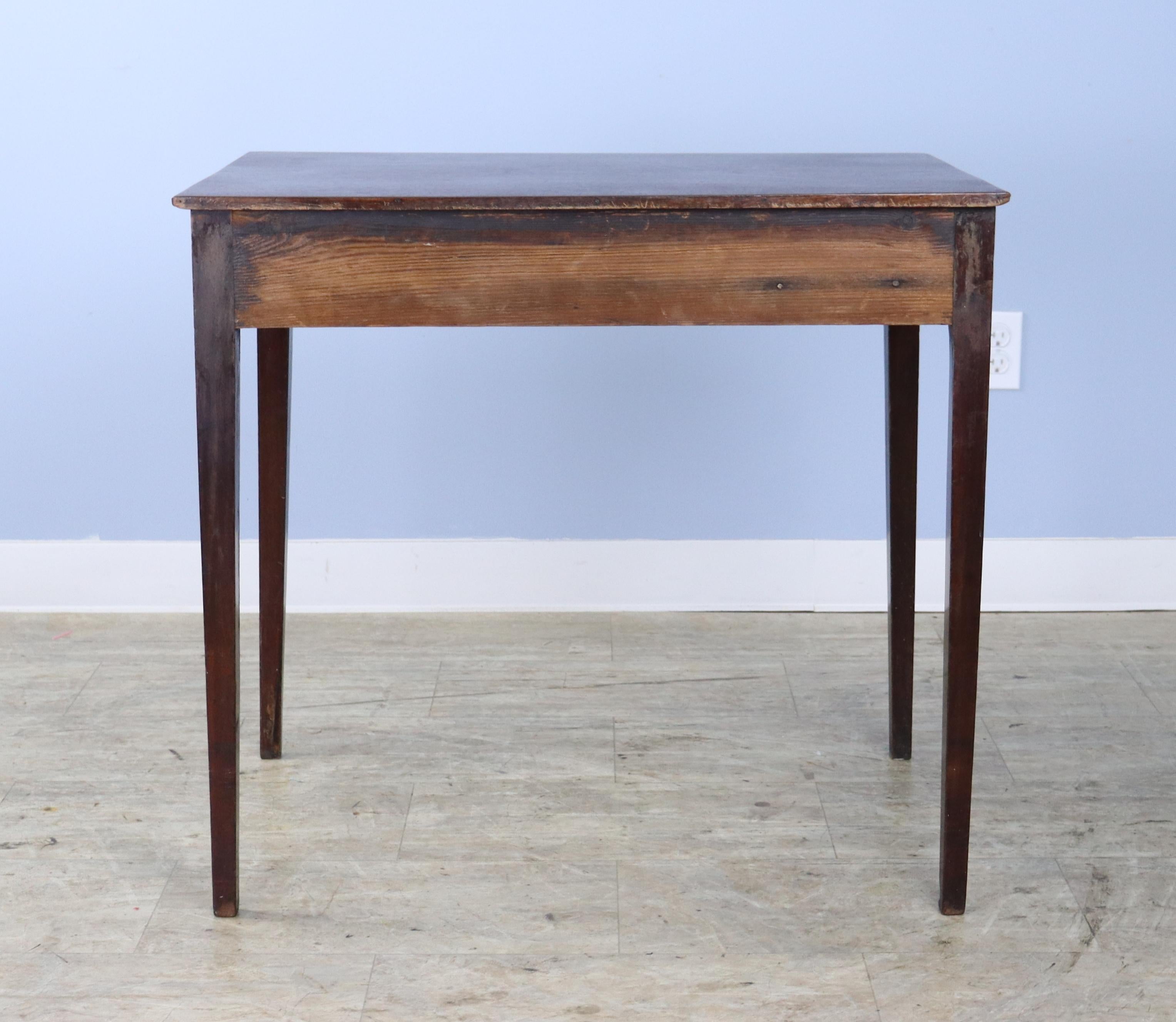 18th Century Georgian Mahogany Side Table For Sale 1