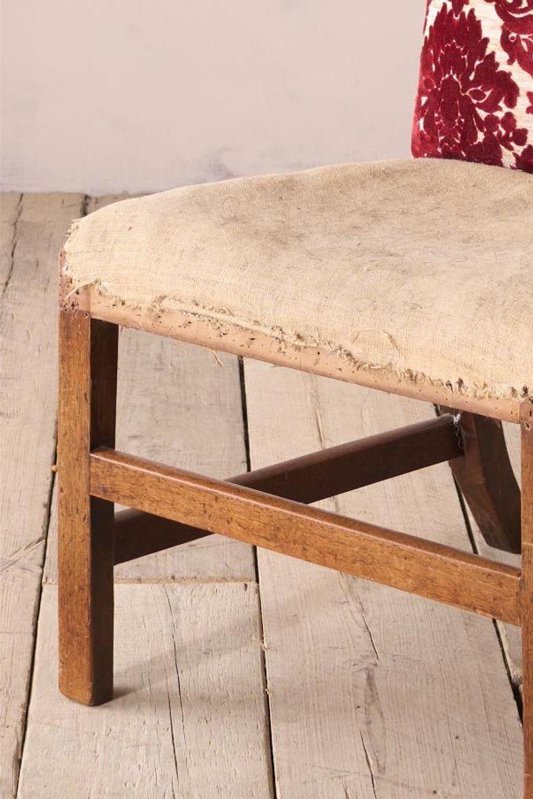 18th century Georgian mahogany slipper chair In Excellent Condition For Sale In Malton, GB
