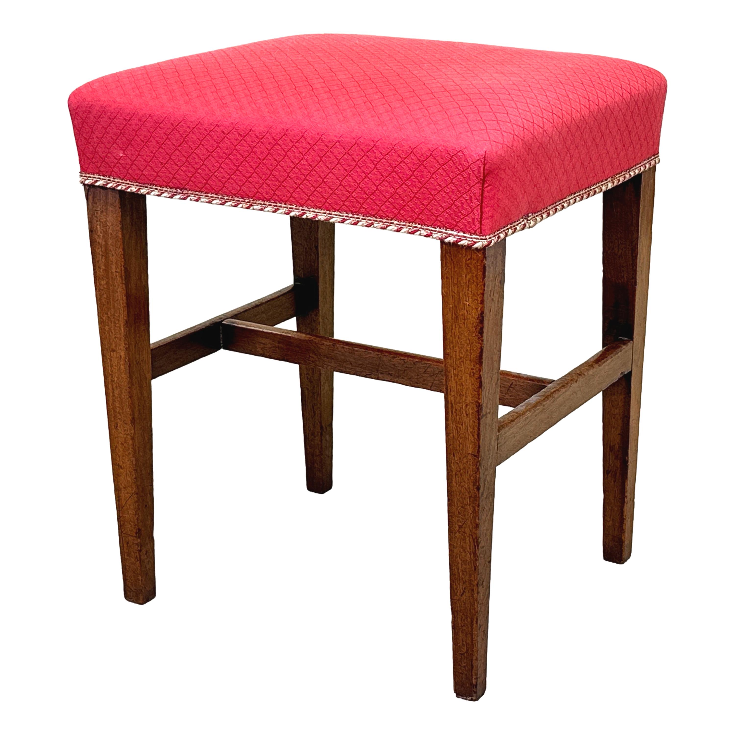 18th Century Georgian Mahogany Stool