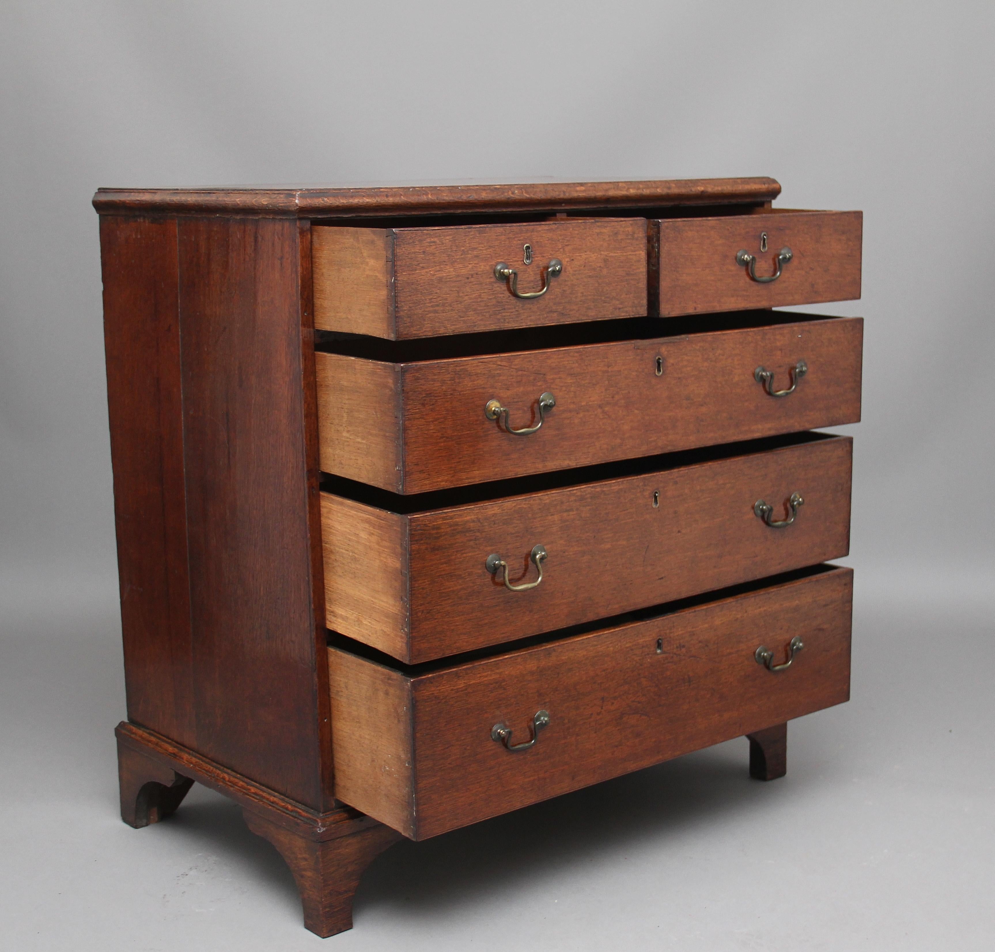 English 18th Century Georgian Oak Chest