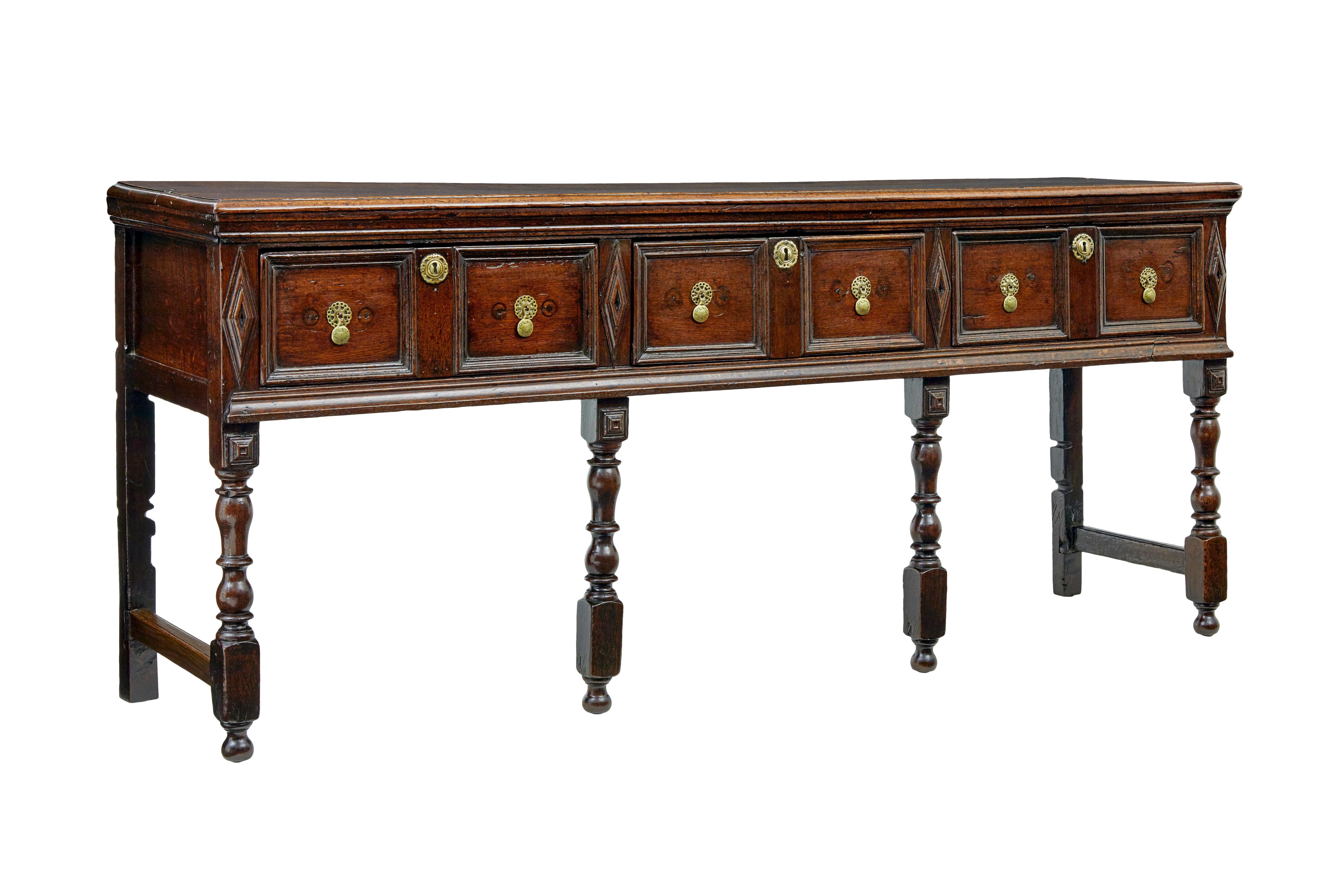 Base per comò in rovere georgiano del XVIII secolo in vendita 3