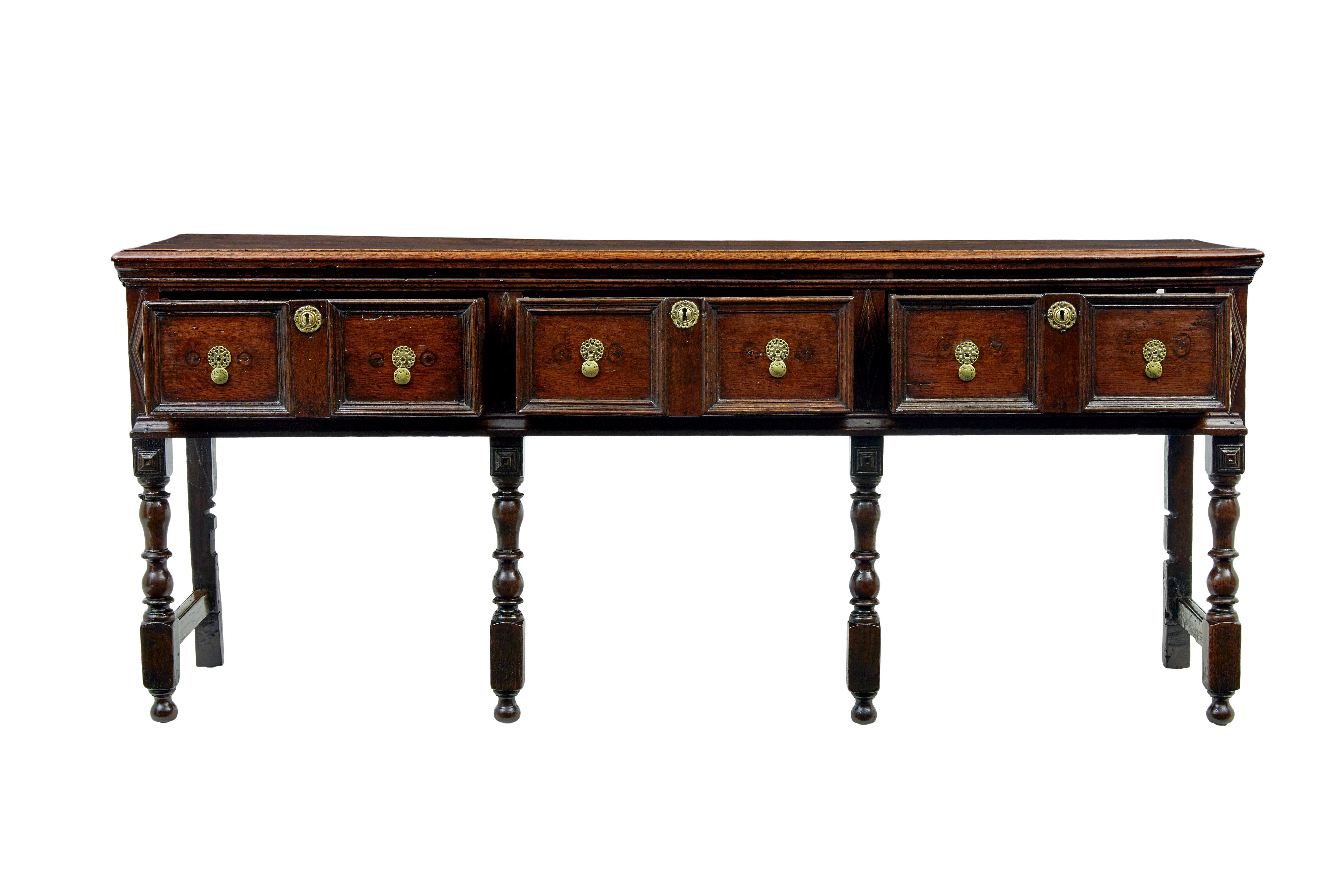 Georgiano Base per comò in rovere georgiano del XVIII secolo in vendita